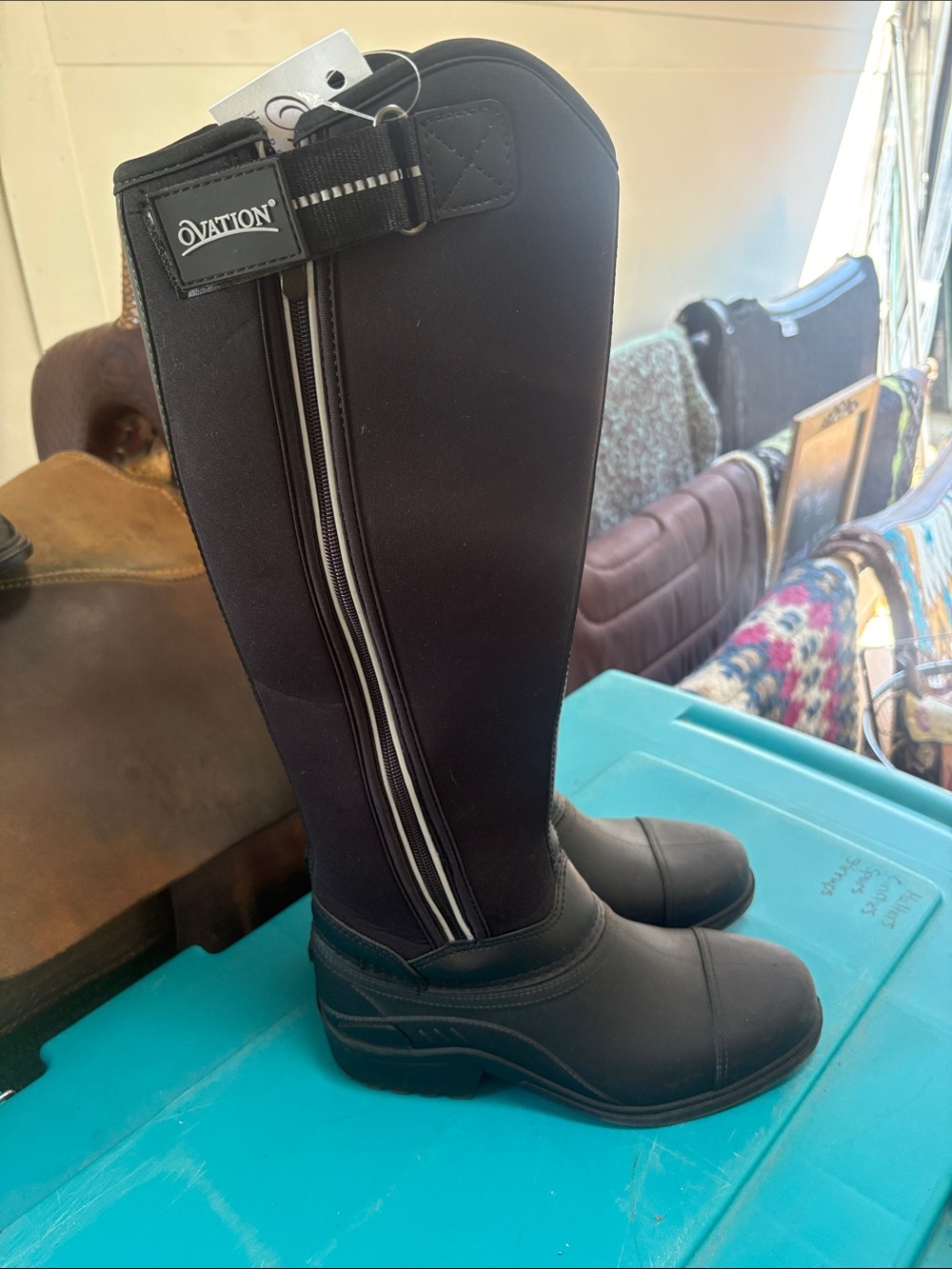 Women's Ovation Highlander Riding Boots with Zip